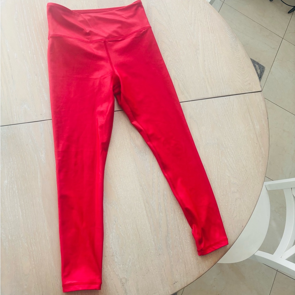 ZYIA Light N Tight Red Leggings